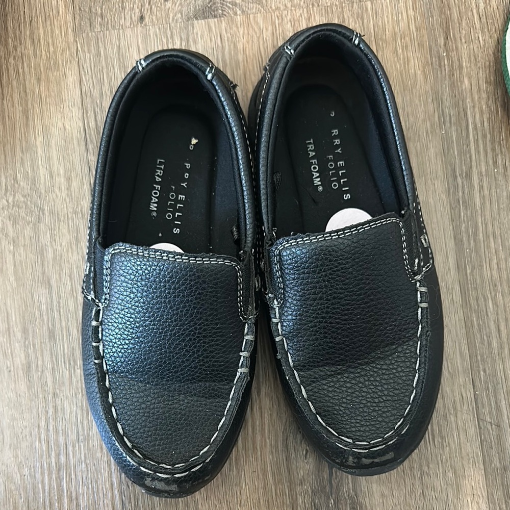 Black Kids Loafers